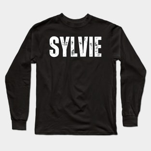 Sylvie Name Gift Birthday Holiday Anniversary Long Sleeve T-Shirt